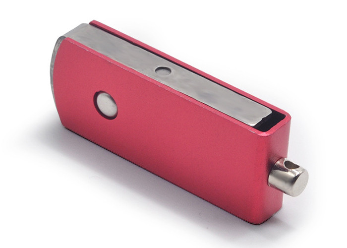128g 3.0 Metal Flash Drive Keyring , Red Metal Usb Keychain With Laser Print Logo