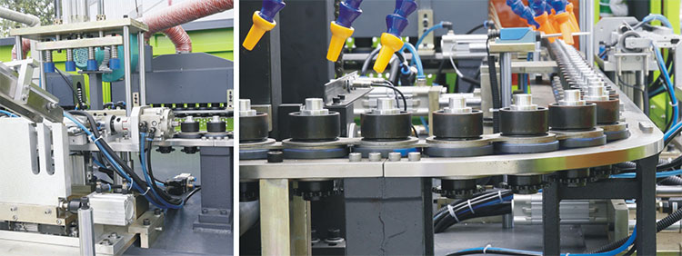 2000 BPH Automatic 2 cavity PET Water Bottle Blow Molding Machine with SMC Rotary Cylinder