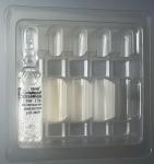 1ml Ampoule Tray Medicine Packaging Box With Customized Dimensions