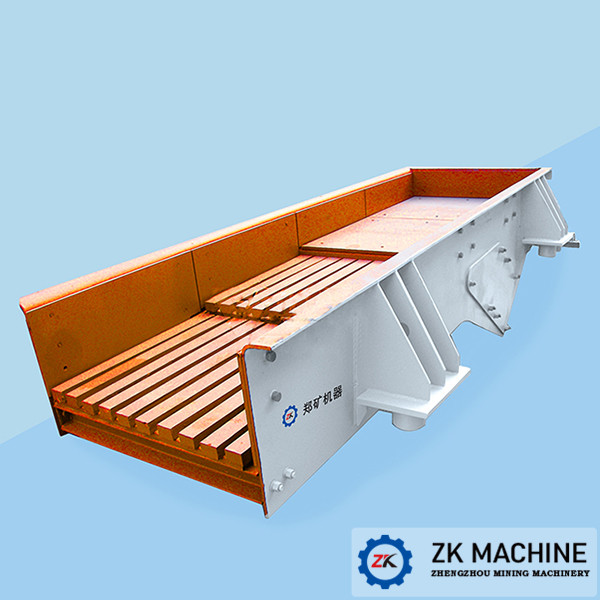 Gypsum / Coal Vibrating Feeder Stable Vibrating Force , Electromagnetic Vibrating Feeder High Strength
