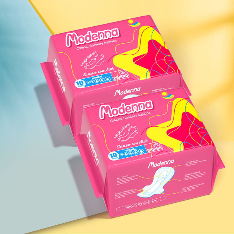 Female Negative Ion Menstrual Pad Bamboo Anion Chip Organic Cotton Sanitary Napkin