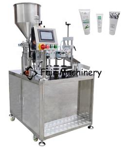 China 3.3Kw SGS Aluminum Tube Filling Machine , 450ml Tube Filler And Sealer wholesale