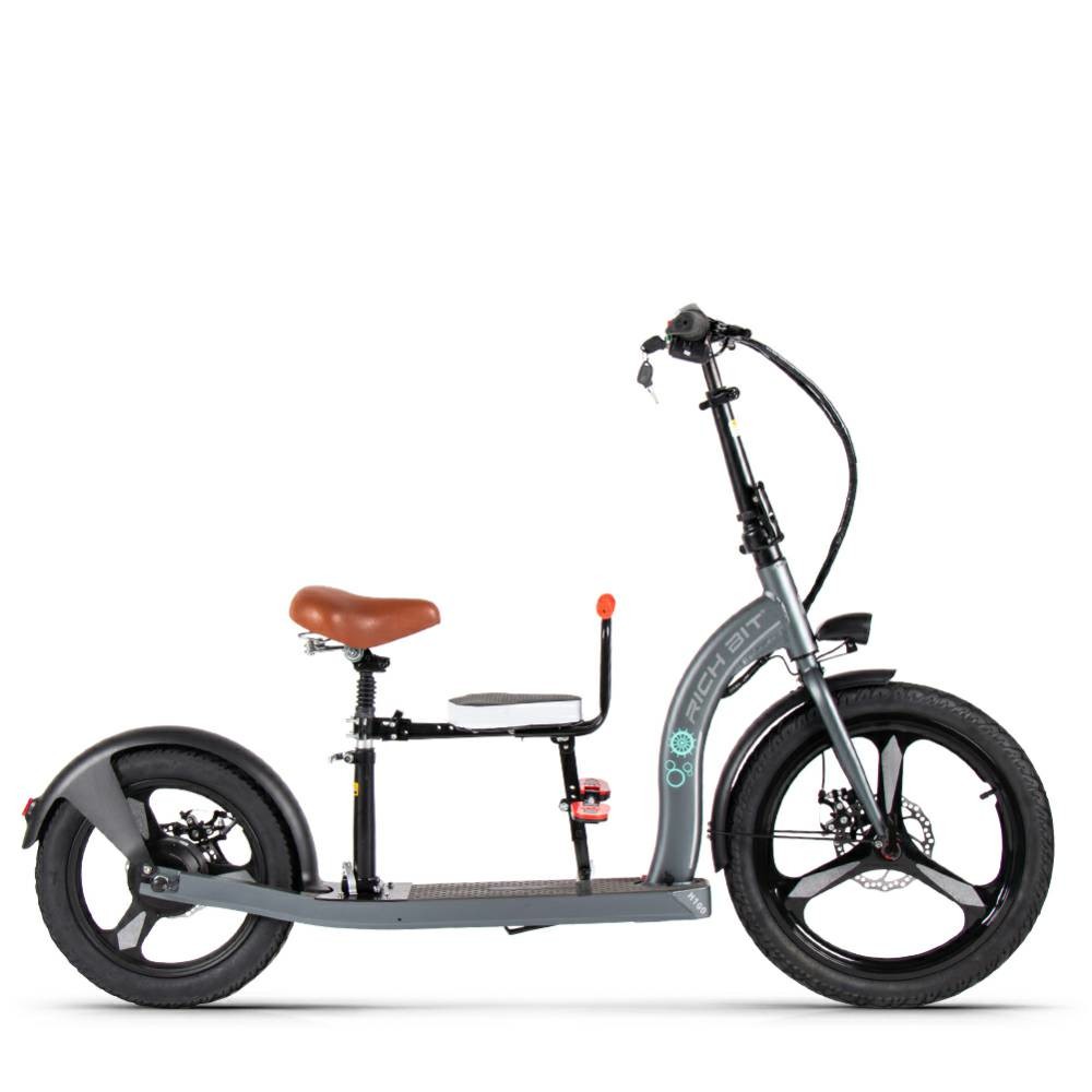 Two Wheel Stand Up Electric Scooter Cycle Seg Front 20In Rear 16In RICH BIT H100