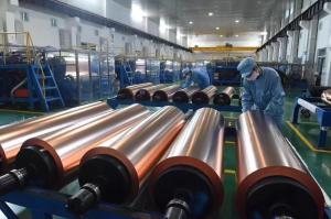 China 1350mm 35um Electrodeposited Copper Foil , CCL Copper Sheet Plate wholesale