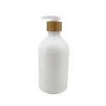 500ml Flat Headed Cosmetic Lotion Bottle 16 Ounce Plastic Bottle Pump Dispenser