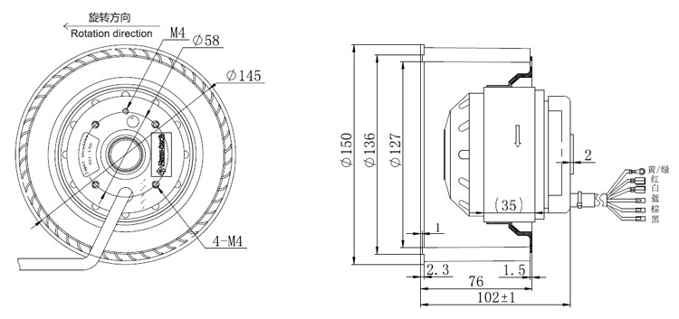 Forward Curved Centrifugal Fan