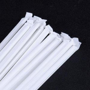 China White Kraft Paper Wrapped Paper Straws Convinent Wedding Paper Straws wholesale