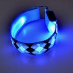 Nylon Fabric Armband LED Flashing leggings warning light band For Night Running
