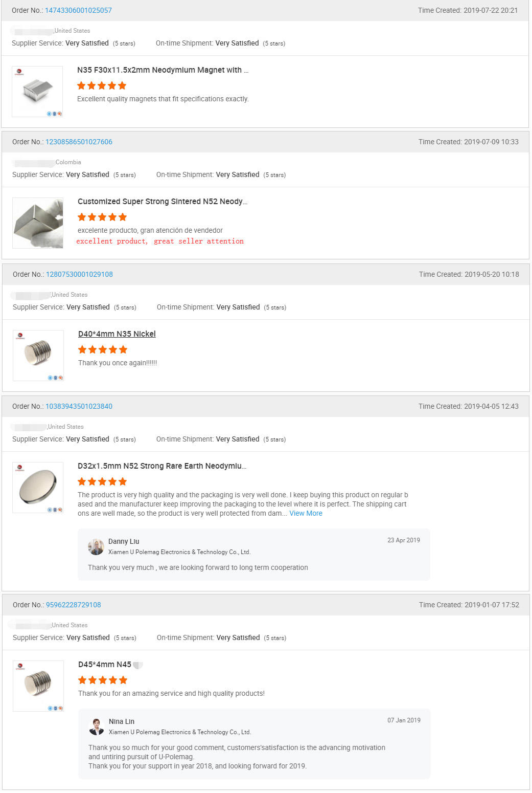 Customized D61xd32x9mm Ceramic Y35 Speaker Magnet Ferrite with No Coating