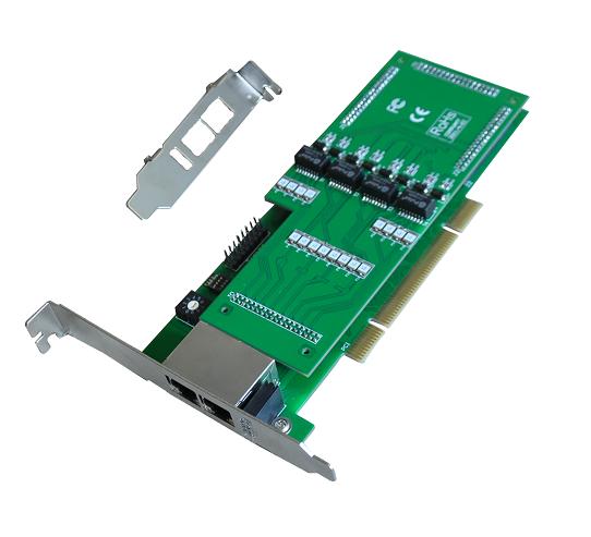 4X E1/T1 interfaces E1 asterisk card 2U class