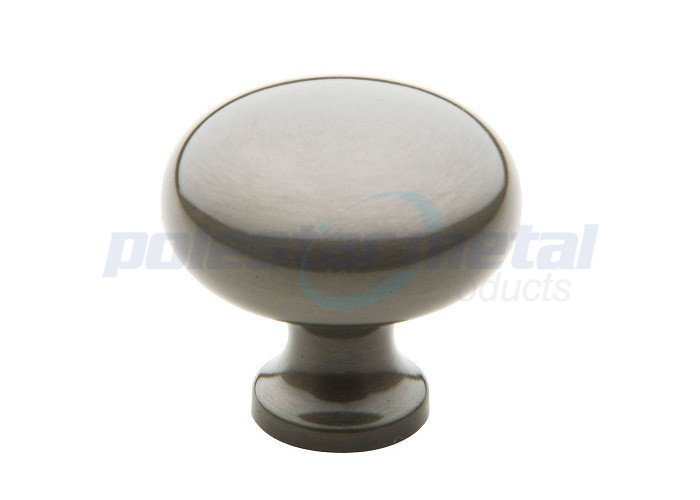 Delicate Mushroom Drawer Knob 1 1/4 Inch Polished Chrome For Wardrobe