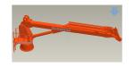 0.85t31m Electric Hydraulic Telescopic Boom Marine Crane For Offshore Service