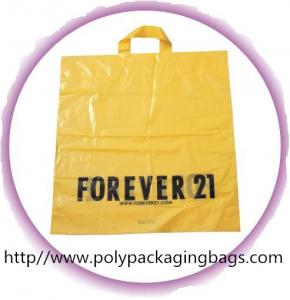 China CPE / LDPE / HDPE Soft Loop Handle Bag , Custom Plastic Shopping Bags on sale