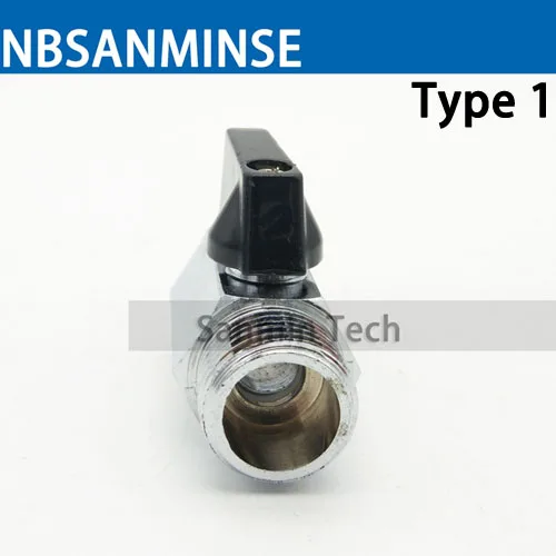 Ball Valve Air Compressor Parts G 1/2 G 1/8 1PC High Quality NBSANMINSE