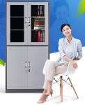 Melamine Office Filing Cabinets Furniture Glass Door Combination Filing Cabinet