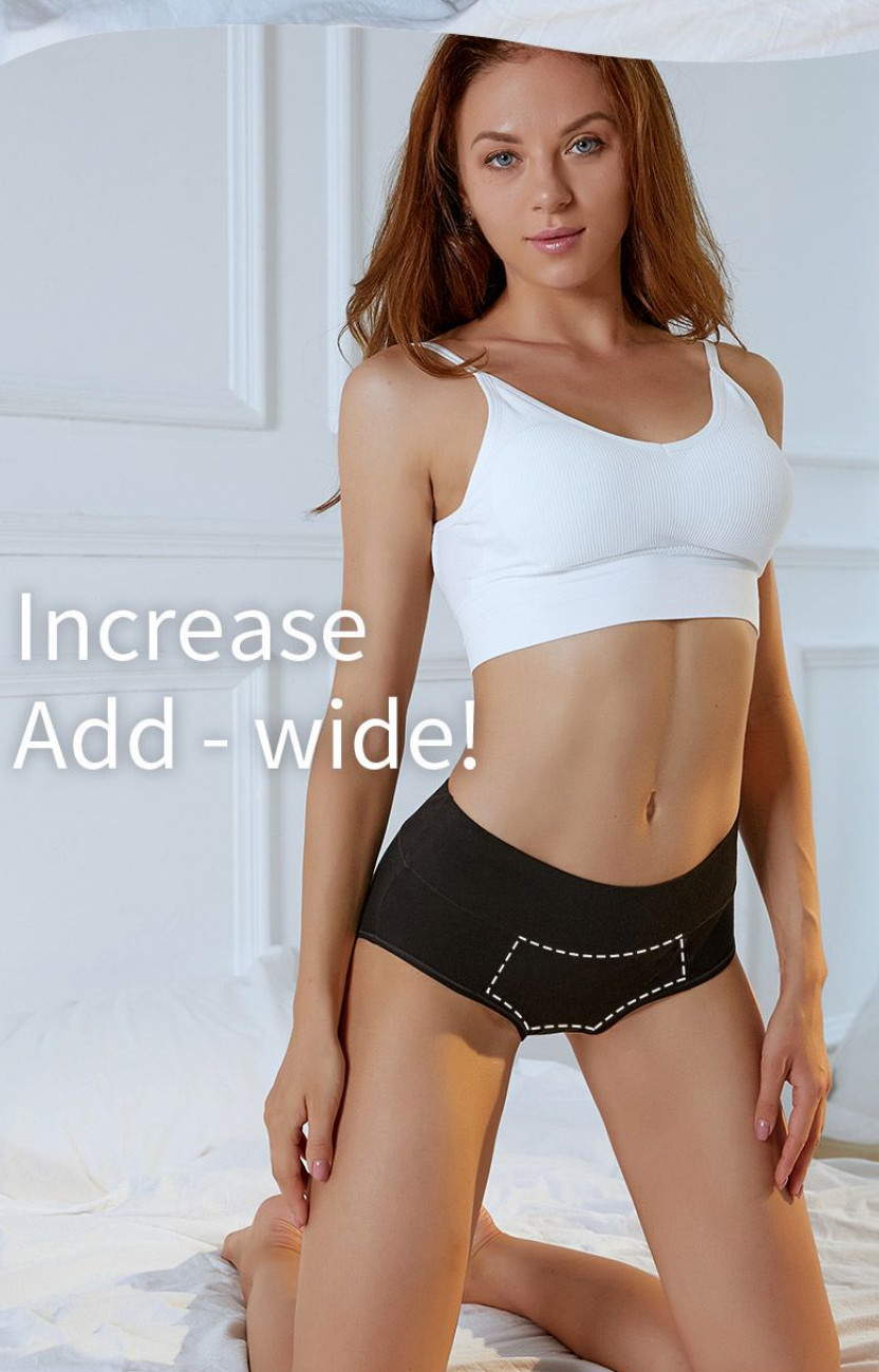 Plus Size 4 Layer Leak Proof Full Protection Physiological Brief Panties Absorbent Women Menstrual Period Underwear