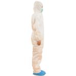 White Non Woven Surgical Gown , Disposable Hooded Coveralls Free Sample