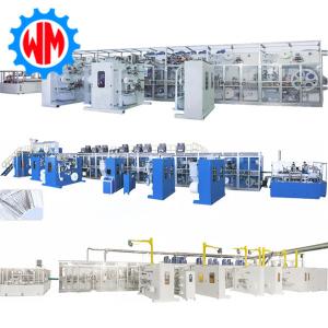 China Fluff Pulp Adult Diaper Machine PLC Control Factory Manufacturing wholesale