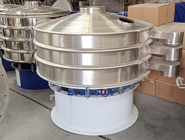 High Precision Classifying Vibratory Screen Sifter For Detergent Powder Screening