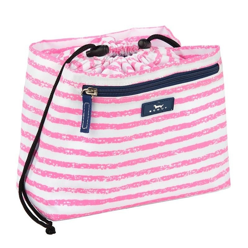 Cosmetic Organizer Stylish,Travel Toiletry Bag with Brushes Holders Cosmetic Bag