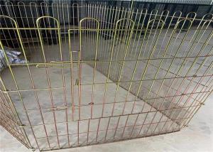 China Color Spray Indoor Outdoor Pet Cages Large Metal Mesh Wire Dog Cage wholesale