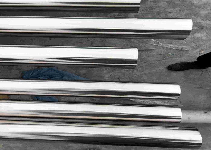 304L 316L Round Stainless Steel Pipe Tubing 50.8mm OD Length Customized