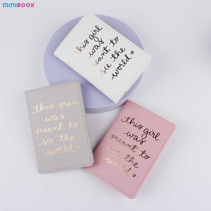 Daily Life Passport Cover and Luggage Tag Set in Gift Box Organizer Wallet for Travel