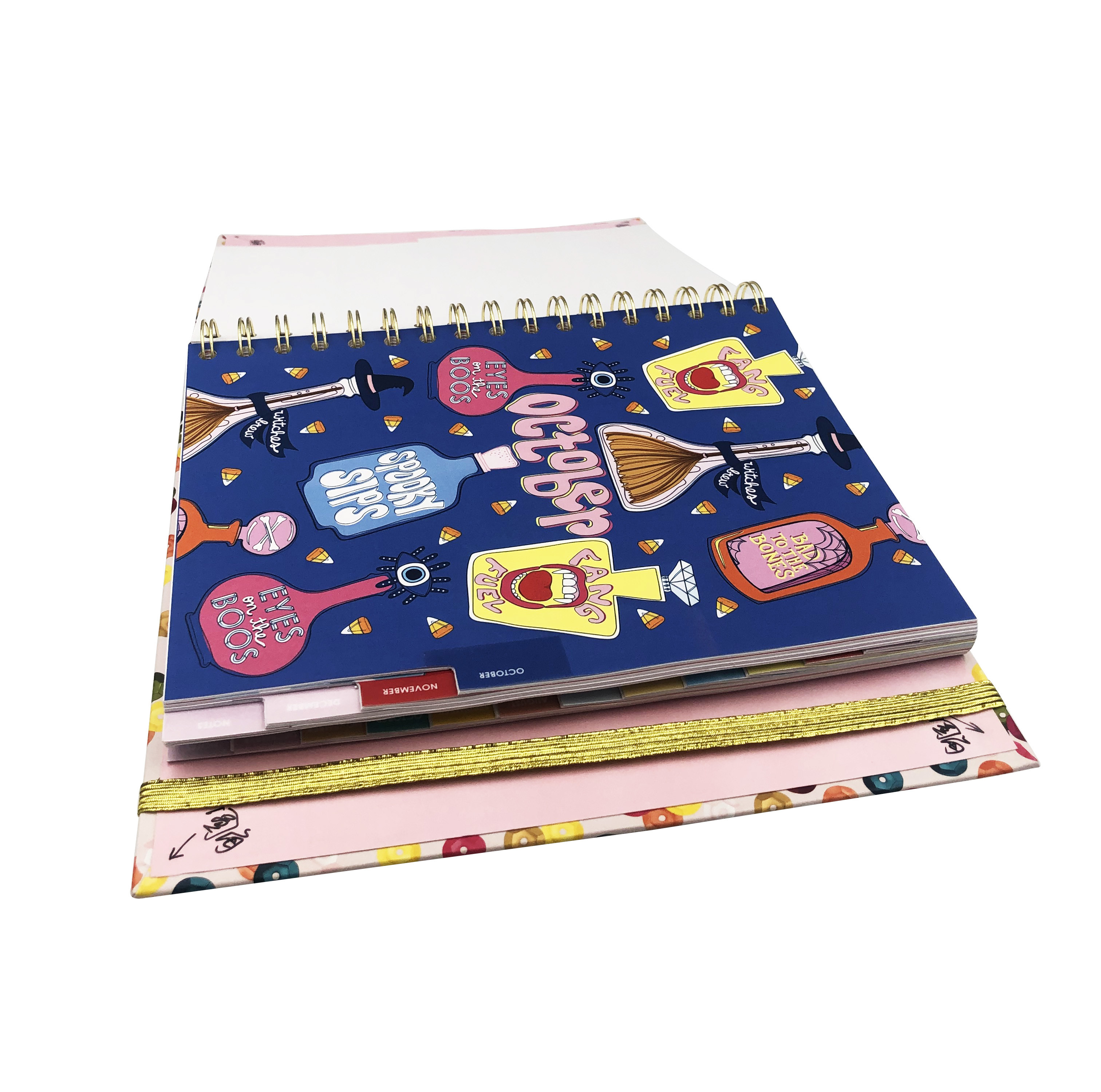 ODM Spiral Paper Notebook A5 Hardcover Bound Bullet Planner Journal Binding Organizer