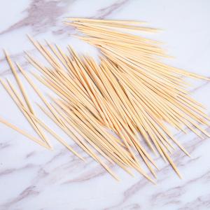 China Round Bamboo Wooden Bulk Toothpicks For Dental 100% Natural 1000 Count wholesale