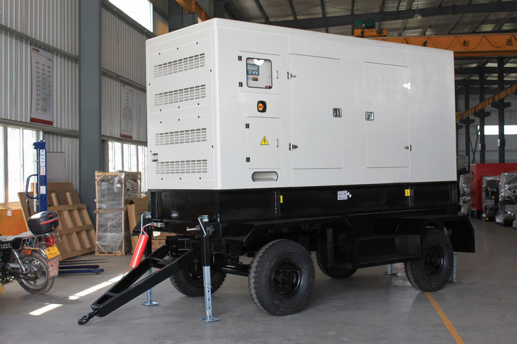 100 Kva 106KW Water Cooled Portable Generator Cummins 150kw Diesel Generator