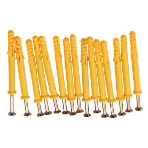 China 8*40mm Yellow Wall Plastic Expansion Anchor PE wholesale