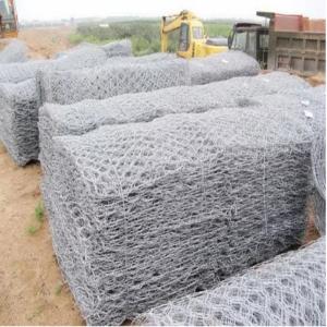 China Hexagonal Hole Hot Dipped Galvanized Gabion Stone Cage wholesale