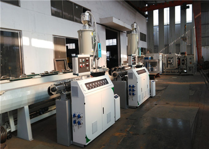 Fiber Glass Reinforced PPRC Pipe Machine Line , Pipe Screw Extruder Machine 0