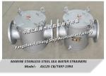Air conditioning sea water pump imported stainless steel sea water filter AS125