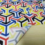 100% Polyester Printed Stretch Jersey Fabric 220gsm 150ddty Yarn Count
