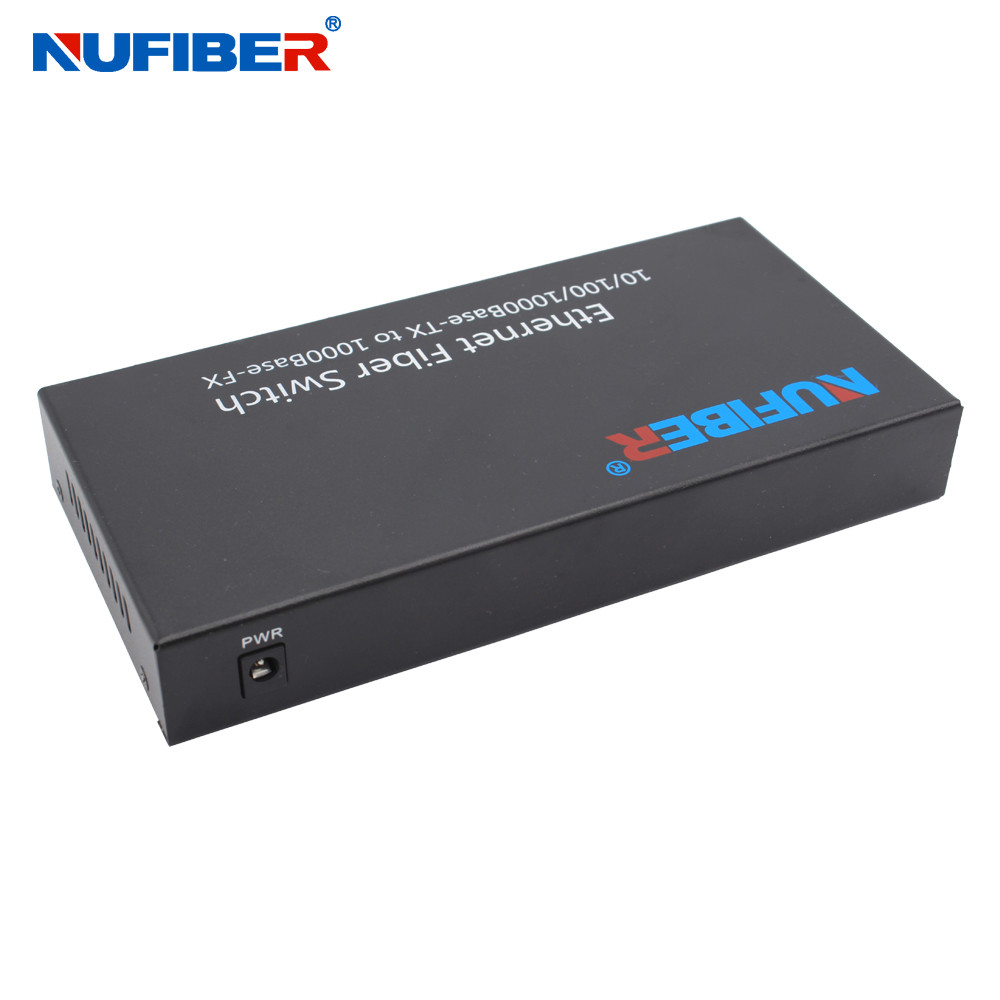 10/100/1000M SFP Ethernet Switch 4 SFP to 2 RJ45 Port Gigabit SFP RJ45 Switch