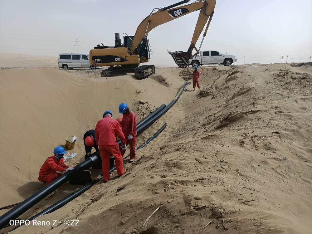 High Pressure Polyethylene Natural Gas Pipe Enhanced 32MPa Abrasion Resistant
