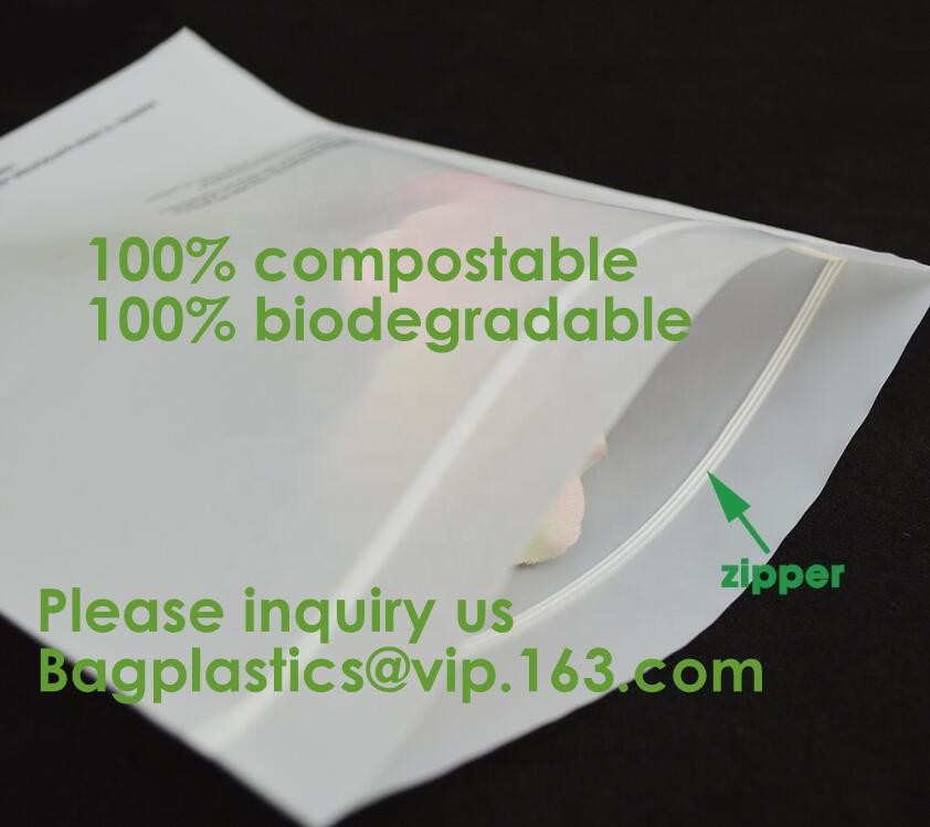 Compostable Large GALLON Zip Bag, Resealable Extra Strength Biodegradable Bags, Made From Plant Materials