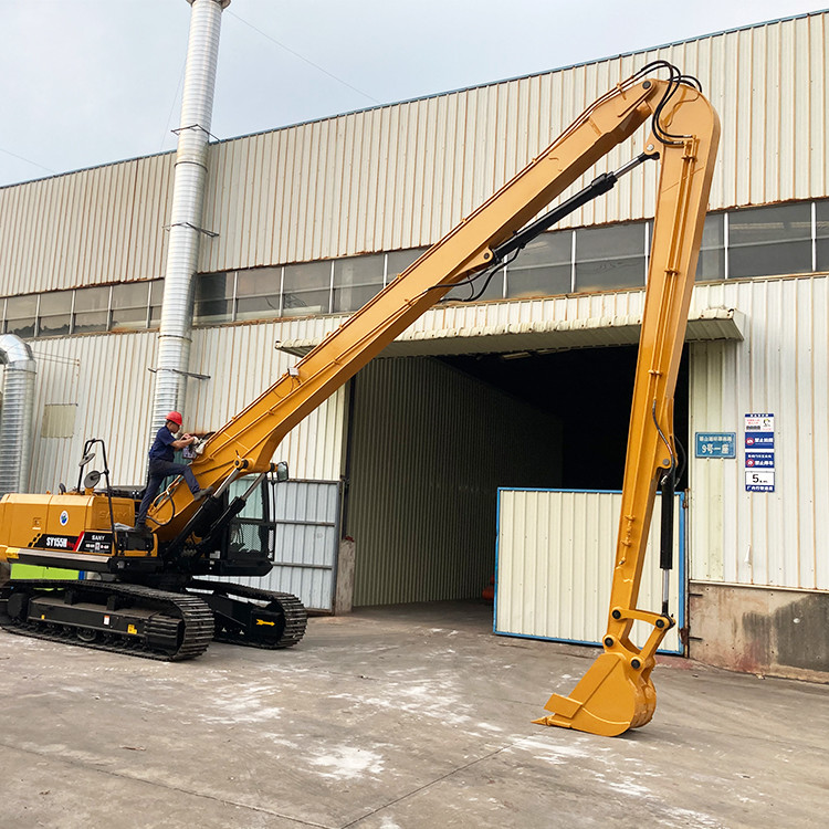 High Efficient Excavator Demolition Boom Demolition Boom Arm 16-30 M For CAT325 SK300 XE600 Etc