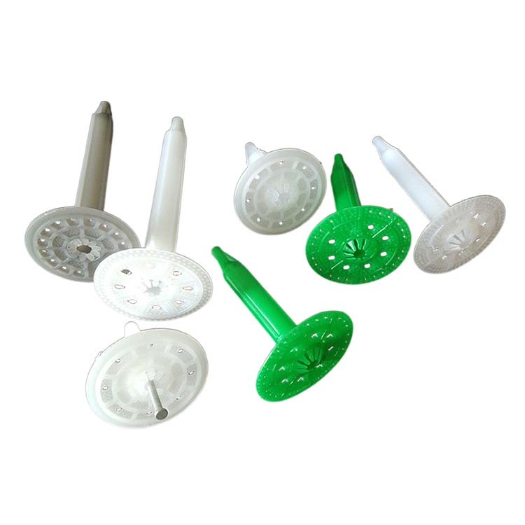 White Plastic Drywall Anchors / External Insulation Board Fixings Strong Penetration