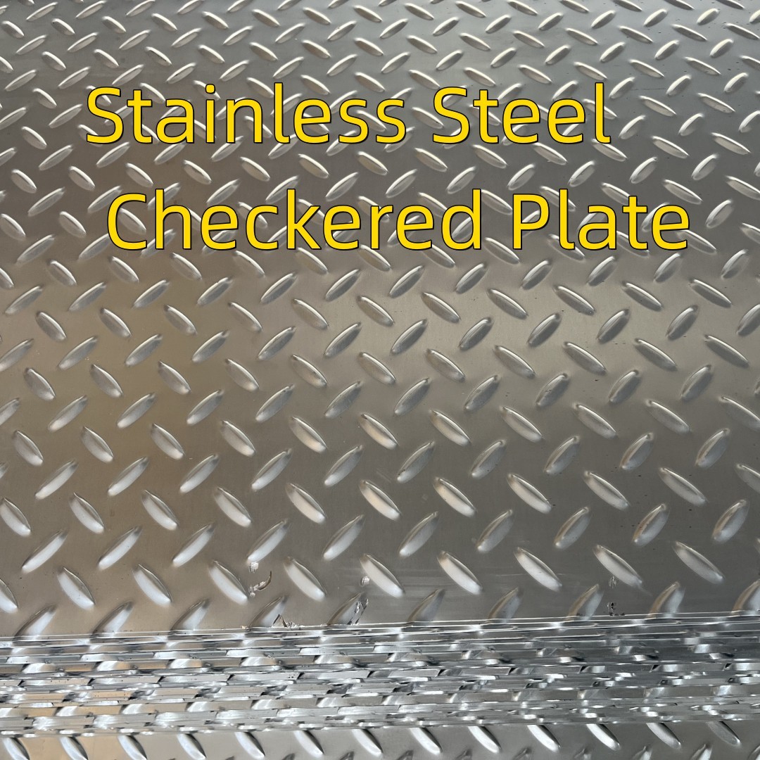 SUS304 Patterned Textured Sheet Stainless Steel Checkered Plate Press Stamping Plate