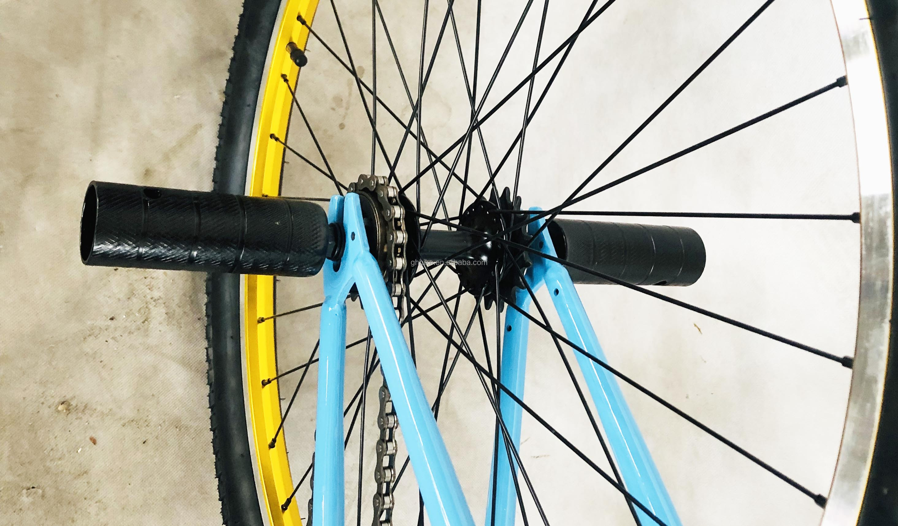 Customized Color 26" Single Speed BMX Bike with Hi-Ten Steel Frame and CE Certification