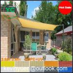 NEW! SUN SAIL SHADE - SQUARE CANOPY COVER - OUTDOOR PATIO AWNING - 16.5' SIDES