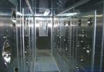 Pharmaceutical Industry Cleanroom Air Shower Coated Cold Rolled Steel Low Noise