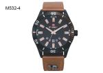 China Wholesale Men's Quartz Watch Fashion Business Wristwatch Leather Band M532