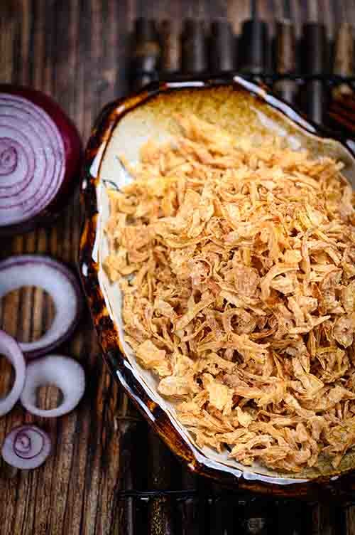 Dry Palm Oil Peeling Crispy Fried Shallot for hotel