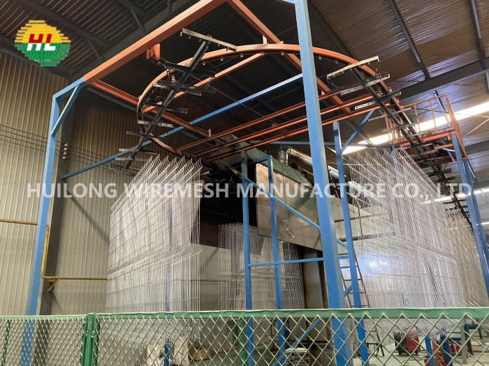 1530mm 3D Bending Welded Wire Fence Panels All Ral Color Powder Coated