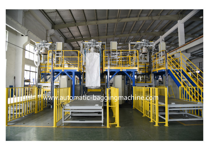 rubber partical / powder ton bag weighing packing machine 10 bags per hour 0.2% Accuracy