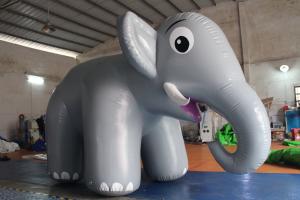 China Customized Airtight Standing Inflatable Elephant Cartoon For Commercial Activity wholesale