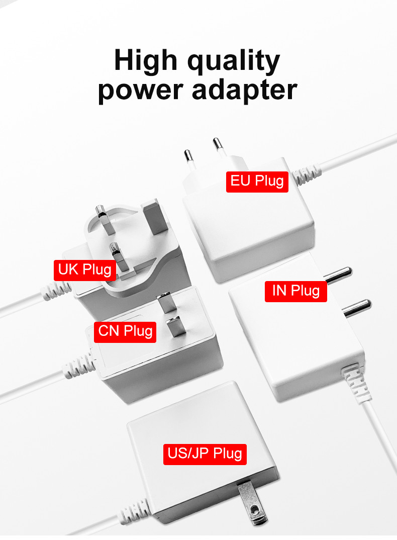 12V 1A Fast Charging Power Adapter 100VAC - 240VAC 12W Power Adaptor